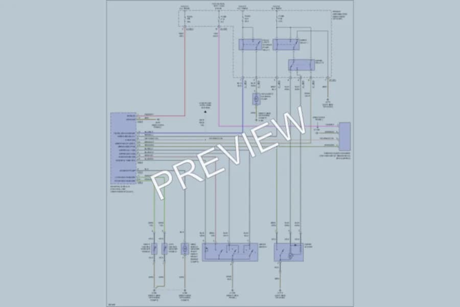 2008 BMW MRoadster Wiper Washer wiring diagram preview