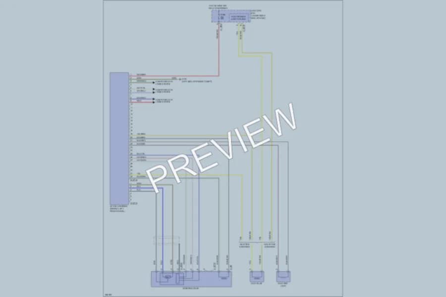 2008 BMW X5 Electronic Power Steering wiring diagram preview
