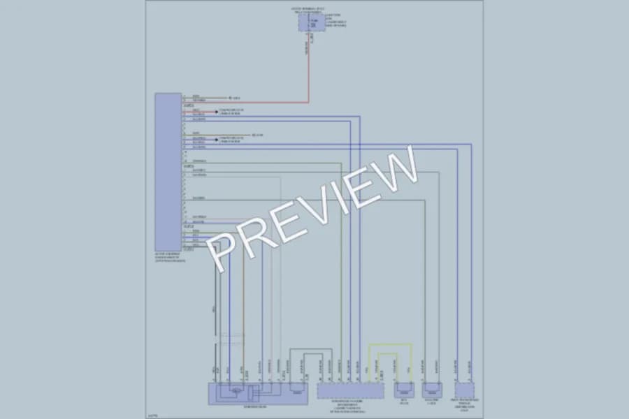 2008 BMW X6 Electronic Power Steering wiring diagram preview