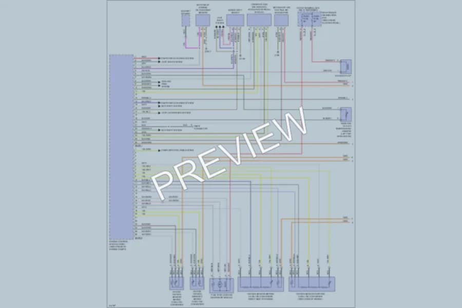 2008 BMW X6 Engine Performance wiring diagram preview