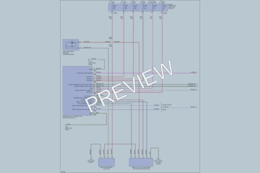2008 BMW Z4 Anti Theft wiring diagram preview