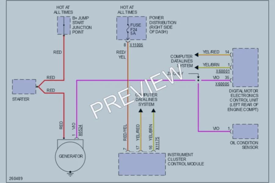 2008 BMW Z4 Starting Charging wiring diagram preview
