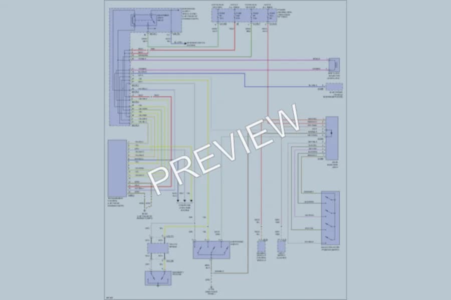 2008 BMW Z4 Transmission wiring diagram preview