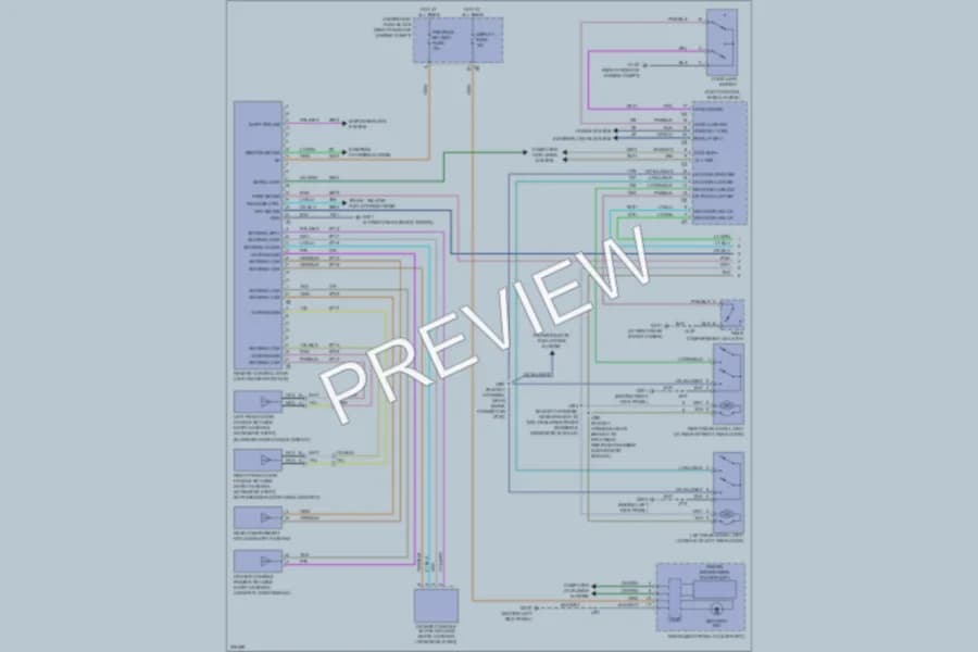 2008 Cadillac CTS Anti Theft wiring diagram preview