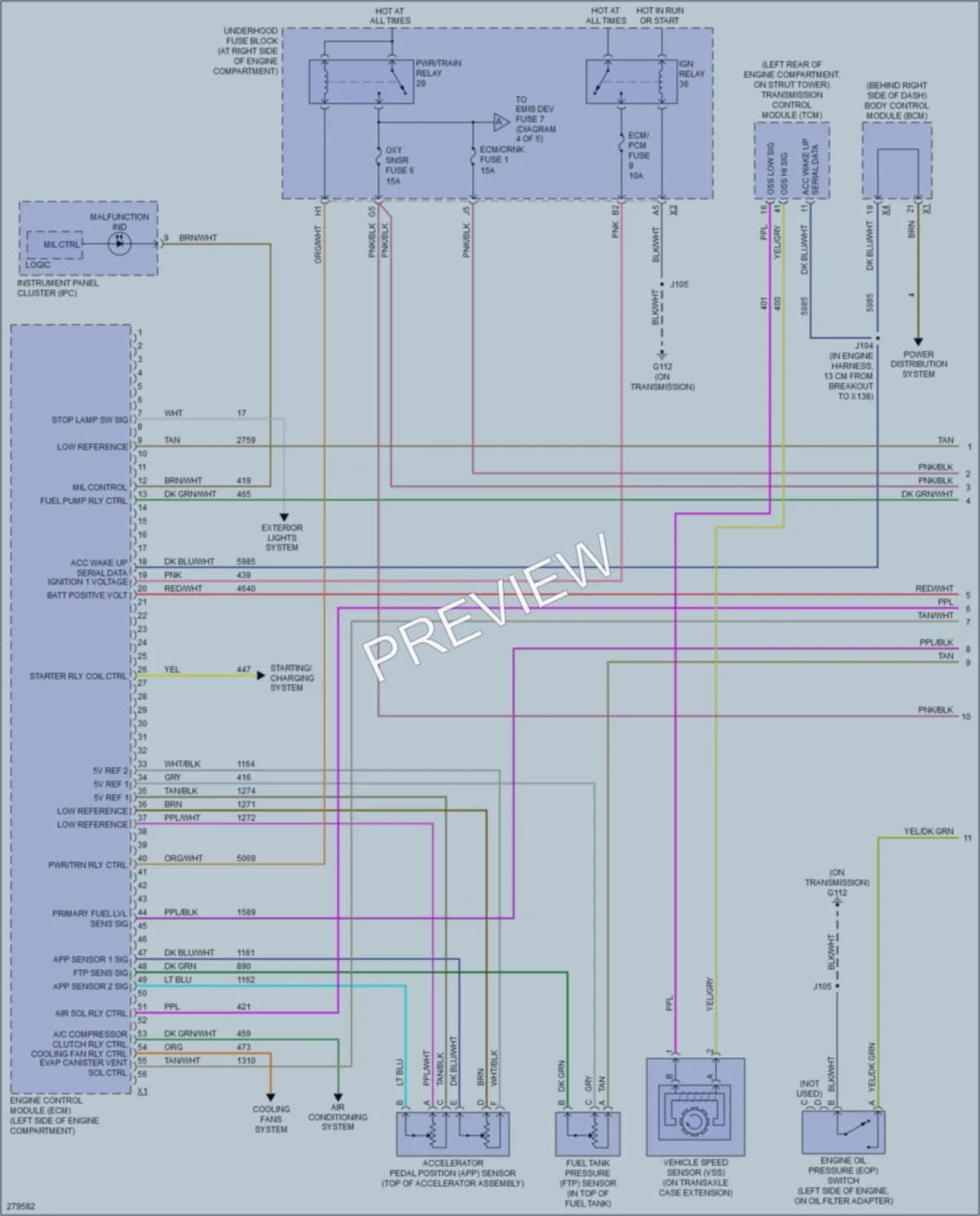 2008 Cadillac DTS Engine Performance wiring diagram preview