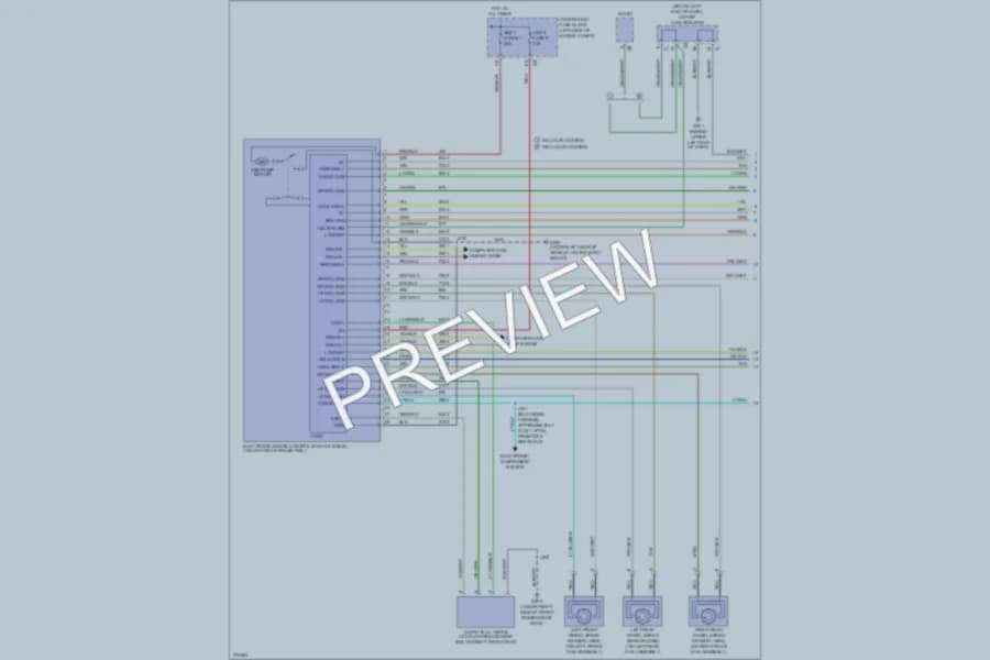 2008 Cadillac EscaladeESV Anti Lock Brakes wiring diagram preview