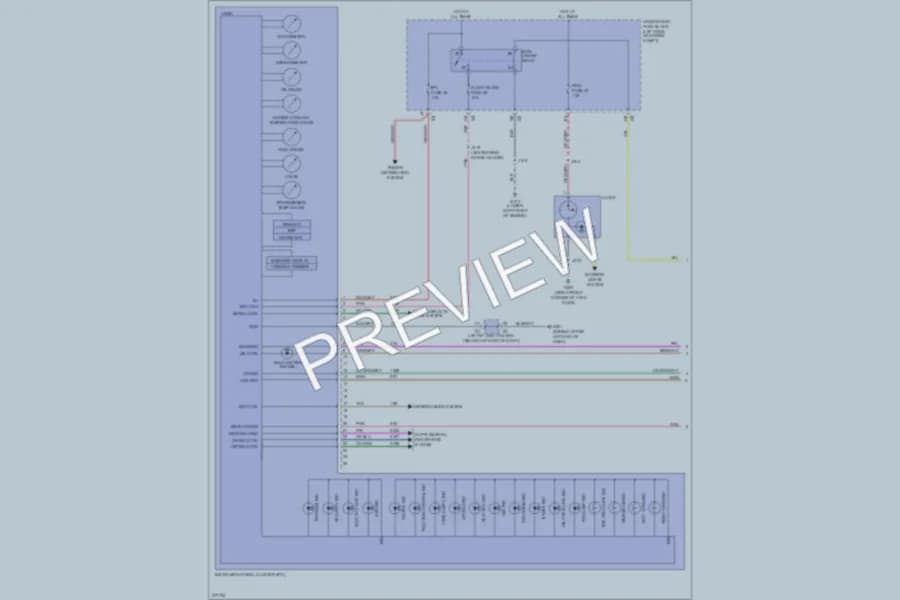 2008 Cadillac EscaladeESV Instrument Cluster wiring diagram preview