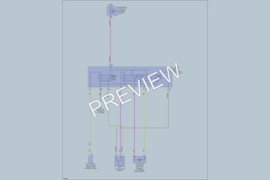 2008 Cadillac EscaladeESV Power Seats wiring diagram preview