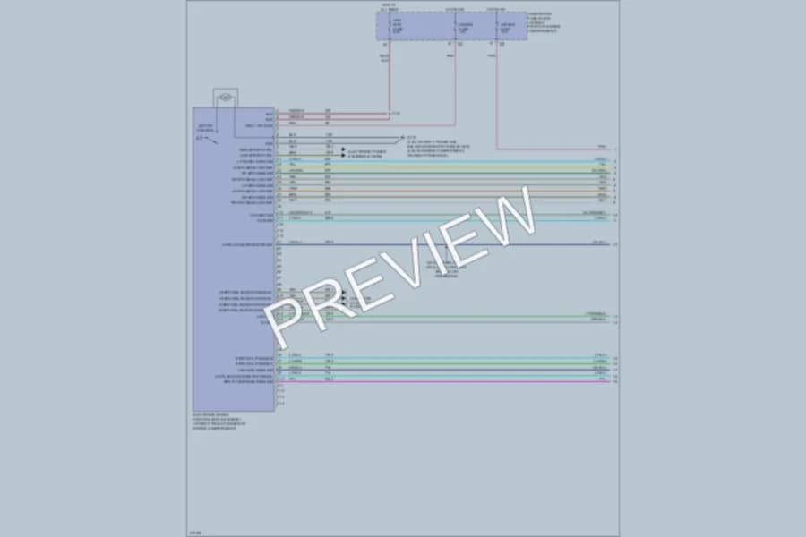 2008 Cadillac SRX Anti Lock Brakes wiring diagram preview