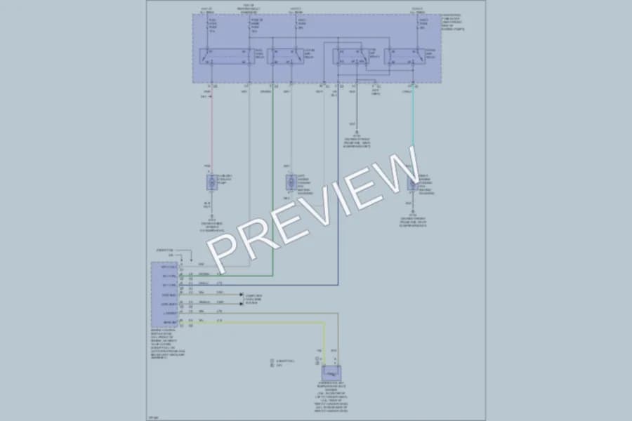 2008 Cadillac STS Cooling Fan wiring diagram preview