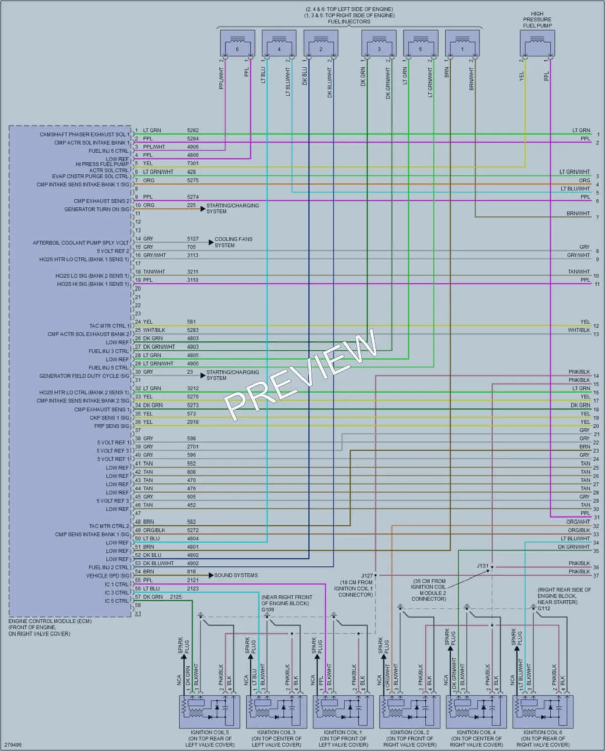 2008 Cadillac STS Engine Performance wiring diagram preview