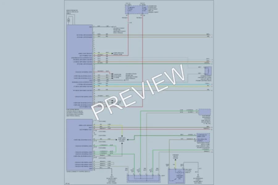2008 Cadillac STSV Anti Lock Brakes wiring diagram preview