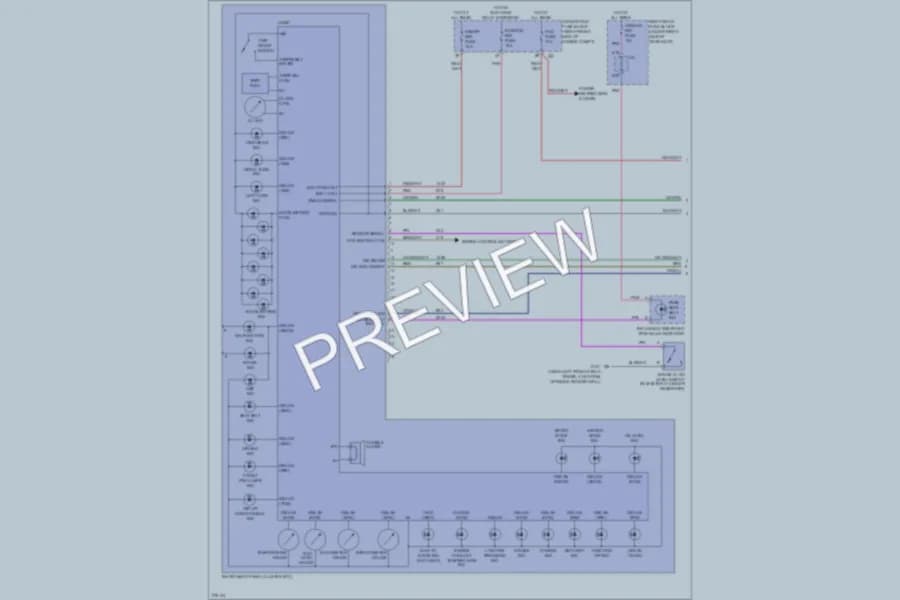 2008 Cadillac STSV Instrument Cluster wiring diagram preview