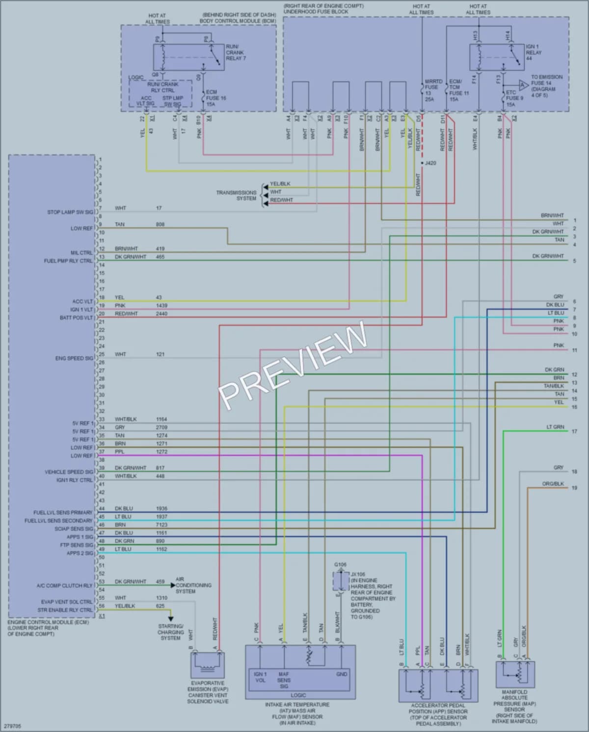 2008 Cadillac XLR Engine Performance wiring diagram preview