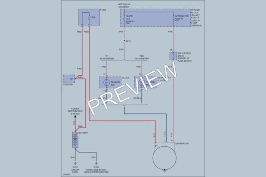 2008 Chevrolet Aveo Starting Charging wiring diagram preview