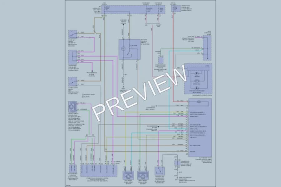 2008 Chevrolet 1500 Hd Anti Lock Brakes wiring diagram preview with protected circuit layout