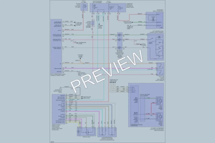 2008 Chevrolet 3500 Hd Cruise Control wiring diagram preview with protected circuit layout