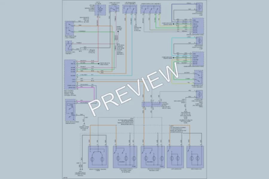 2008 Chevrolet C2500Suburban Interior Lights wiring diagram preview