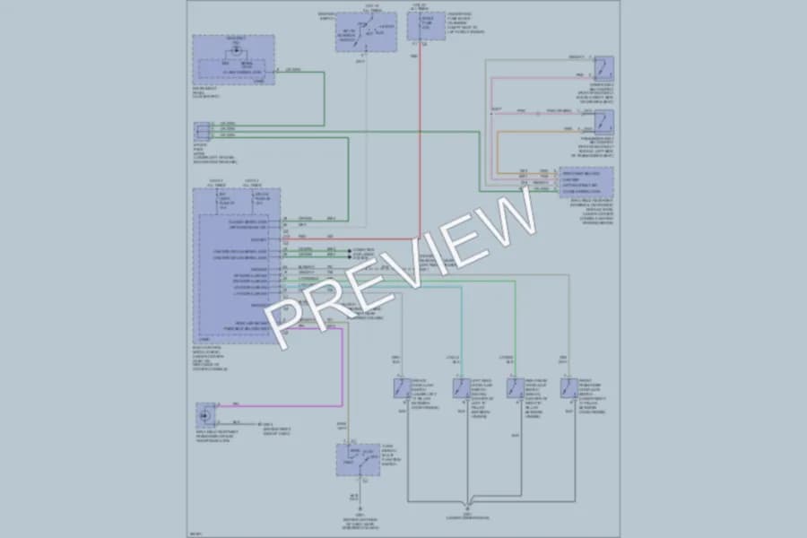 2008 Chevrolet Cobalt Warning Systems wiring diagram preview