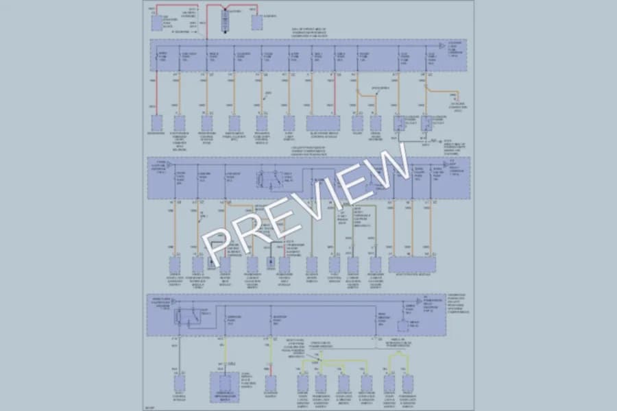 2008 Chevrolet Colorado Power Distribution wiring diagram preview