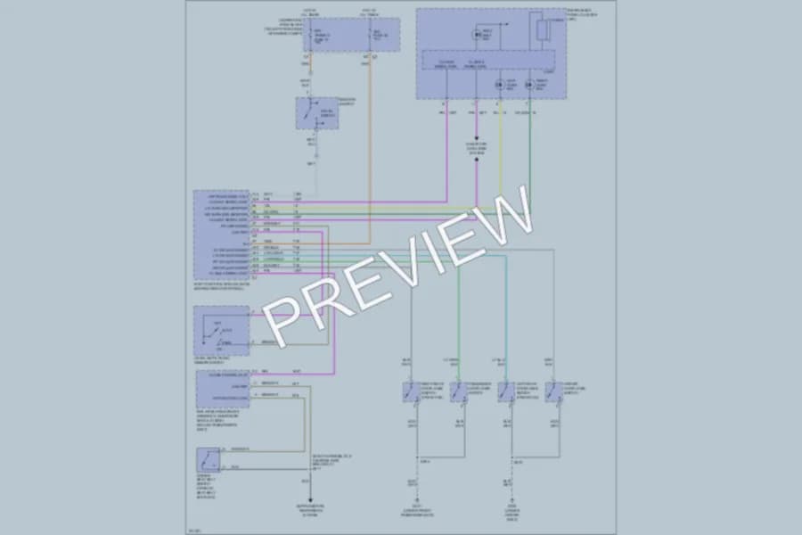 2008 Chevrolet Colorado Warning Systems wiring diagram preview