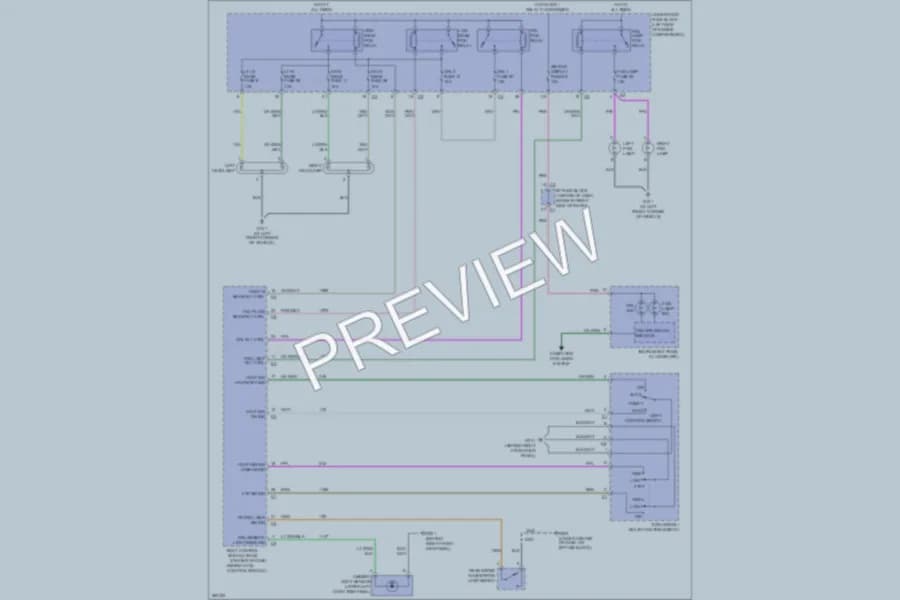 2008 Chevrolet Equinox Headlights wiring diagram preview