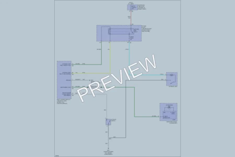 2008 Chevrolet Equinox Trunk Tailgate Fuel Door wiring diagram preview