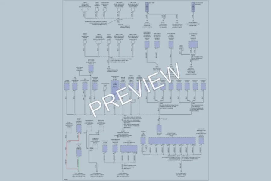2008 Chevrolet G2500 Ground Distribution wiring diagram preview with protected circuit layout