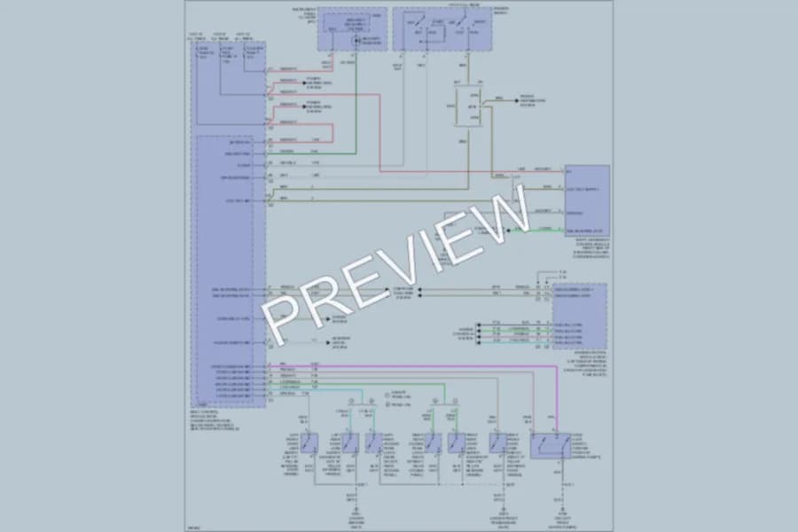 2008 Chevrolet HHR Anti Theft wiring diagram preview