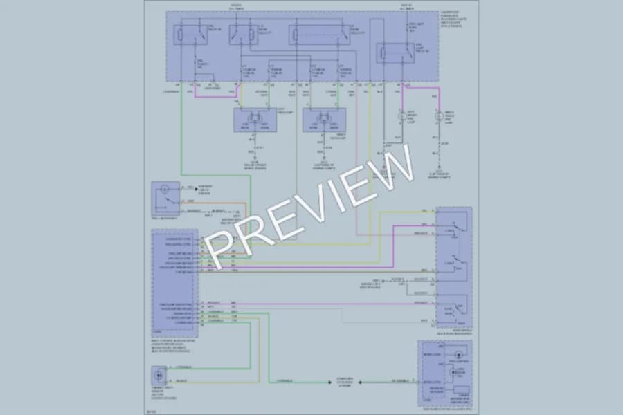 2008 Chevrolet HHR Headlights wiring diagram preview
