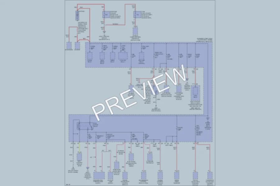 2008 Chevrolet HHR Power Distribution wiring diagram preview