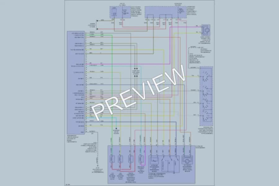 2008 Chevrolet HHR Transmission wiring diagram preview