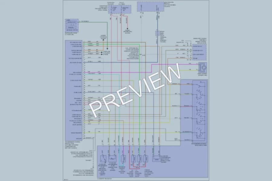 2008 Chevrolet Impala Transmission wiring diagram preview