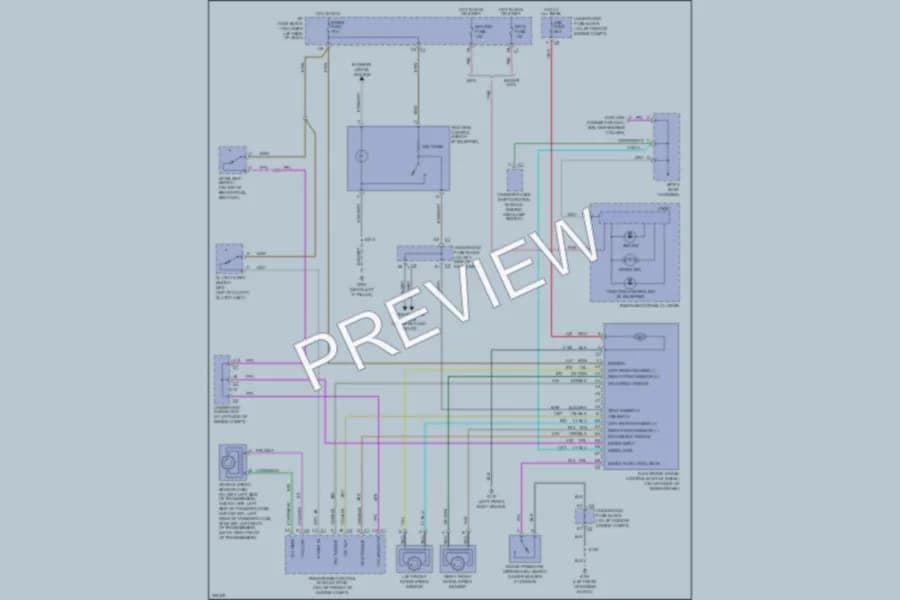 2008 Chevrolet K1500PickupClassic Anti Lock Brakes wiring diagram preview
