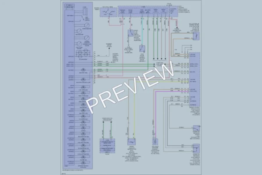 2008 Chevrolet Malibu Instrument Cluster wiring diagram preview