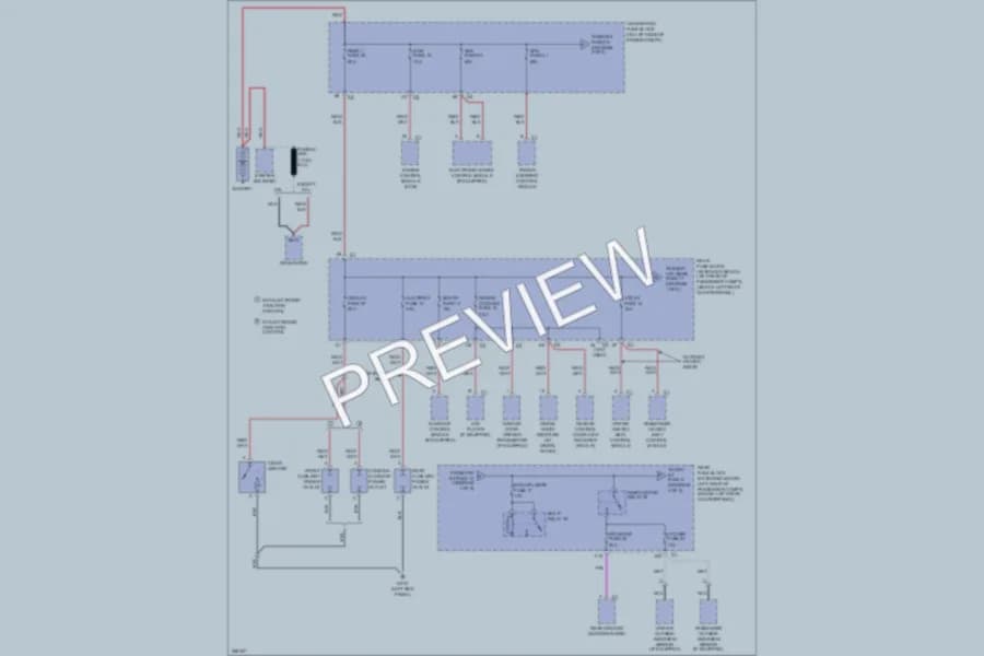 2008 Chevrolet Malibu Power Distribution wiring diagram preview