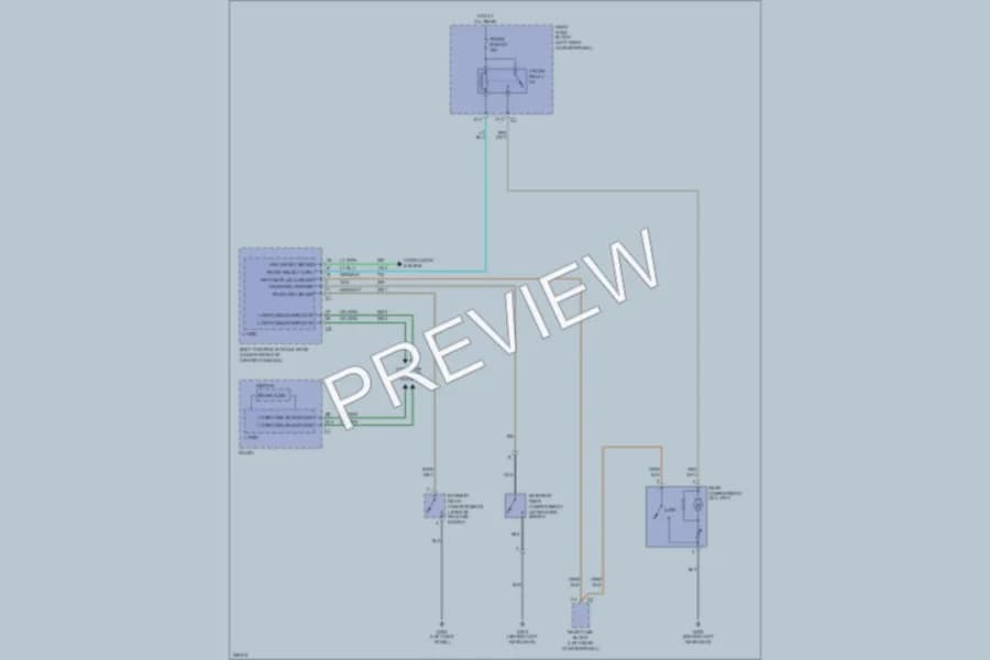 2008 Chevrolet Malibu Trunk Tailgate Fuel Door wiring diagram preview