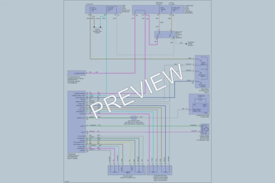 2008 Chevrolet TrailBlazer Cruise Control wiring diagram preview