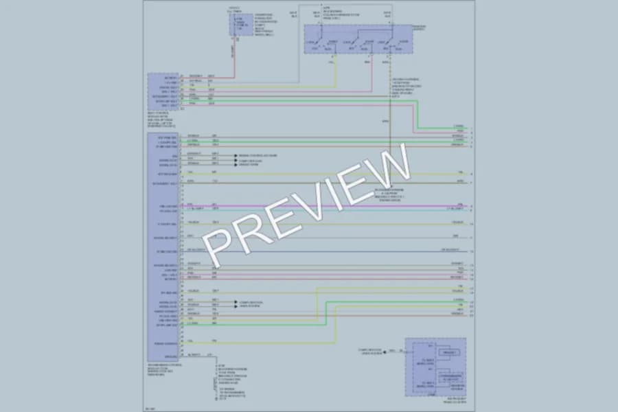 2008 Chevrolet Uplander Transmission wiring diagram preview