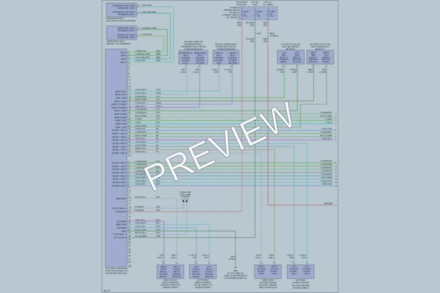 2008 Chrysler 300 Supplemental Restraints wiring diagram preview