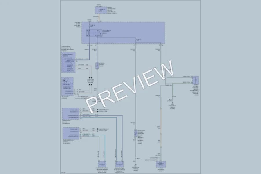 2008 Chrysler Aspen Defoggers wiring diagram preview