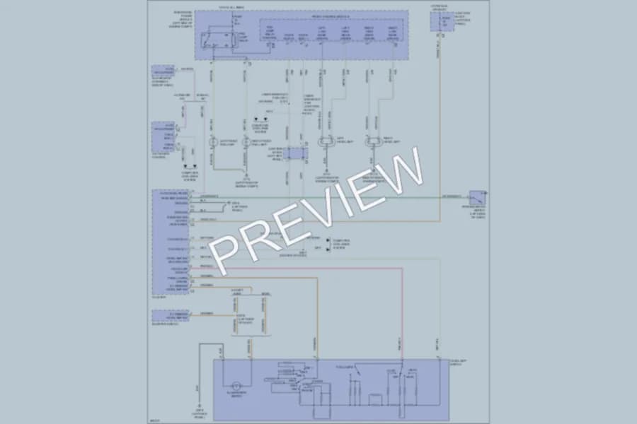 2008 Chrysler Aspen Headlights wiring diagram preview