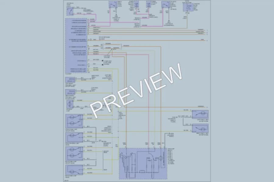 2008 Chrysler Aspen Interior Lights wiring diagram preview