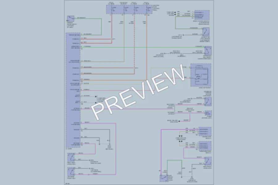 2008 Chrysler Aspen Warning Systems wiring diagram preview