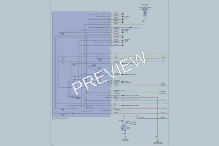 2008 Chrysler Crossfire Headlights wiring diagram preview