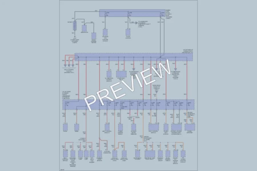 2008 Chrysler Crossfire Power Distribution wiring diagram preview