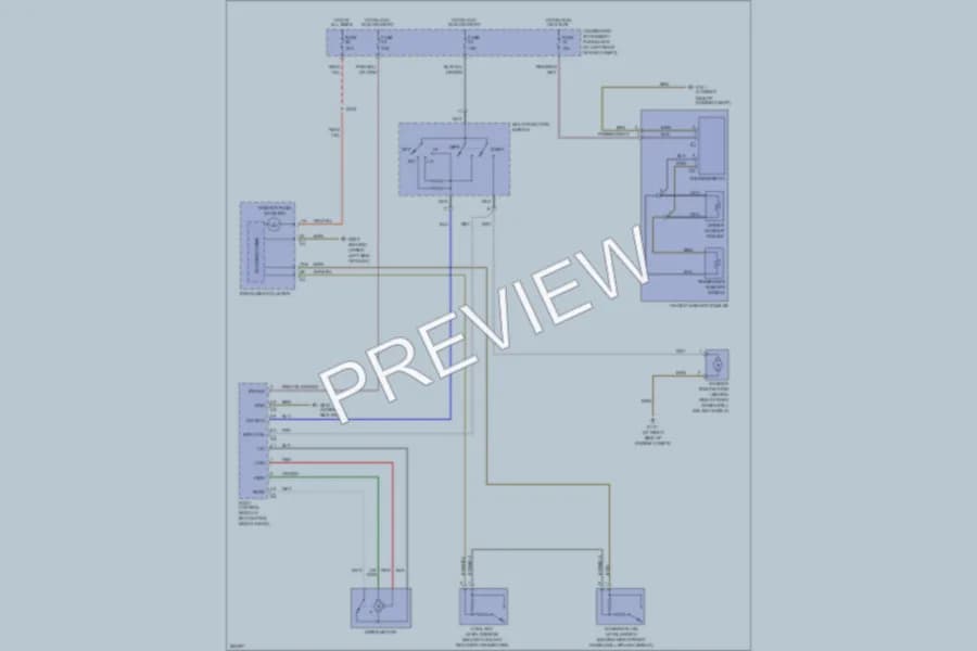 2008 Chrysler Crossfire Wiper Washer wiring diagram preview