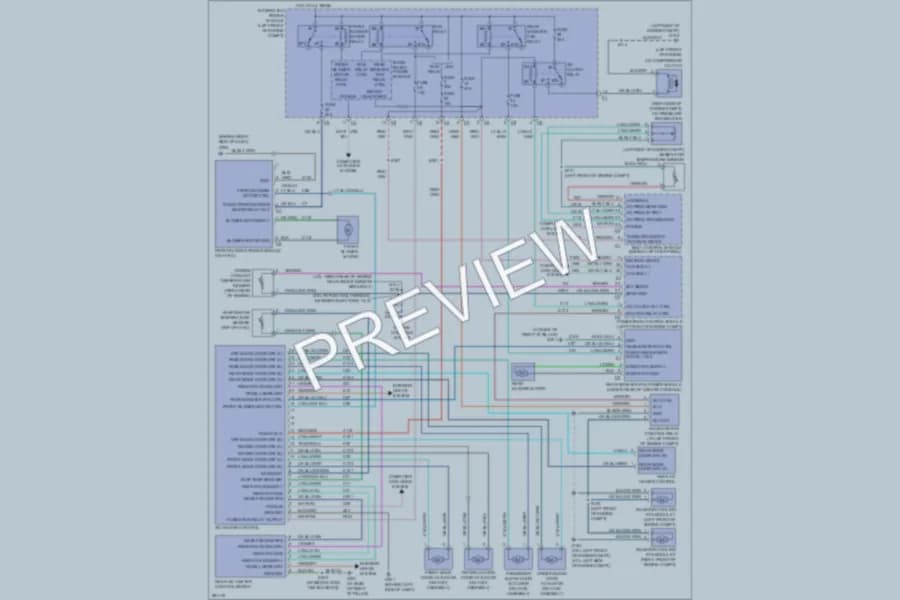 2008 Chrysler Pacifica Air Conditioning wiring diagram preview