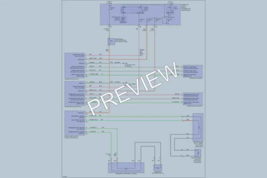 2008 Chrysler Pacifica Power Seats wiring diagram preview
