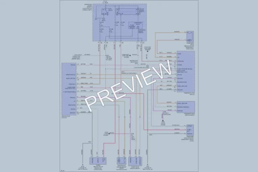 2008 Chrysler Pacifica Power Windows wiring diagram preview